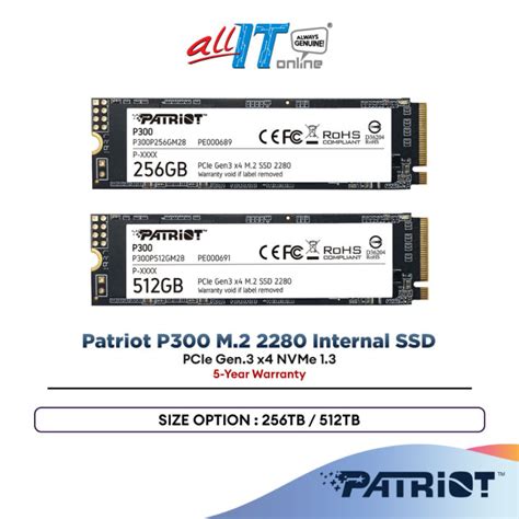 Patriot P Gb Gb M Pcie Gen X Nvme Internal Ssd