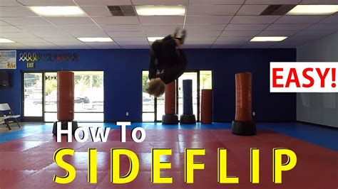 How To Side Flip Very Easy Tricking Tutorials Youtube