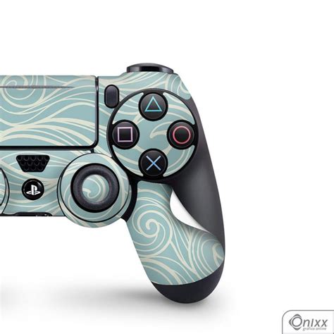 Skin Game Adesiva Ps Slim Light Blue Waves Adesivo Vinil Americano