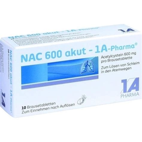 Купить NAC 600 AKUT 1A PHARMA** по лучшей цене с доставкой из Германии ...