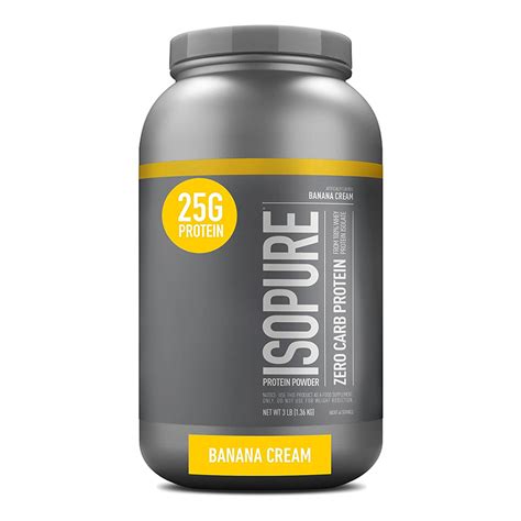 Buy Natures Best Isopure Zero Carb Protein Lb Banana Cream In Dubai