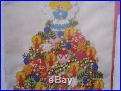 Sunset Crewel Embroidery Stitchery Stocking Kit Christmas Fantasy