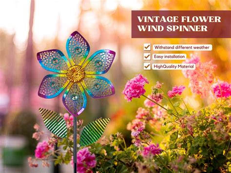 Vintage Wind Spinner Metal Yard Art Garden Decoration for - Etsy