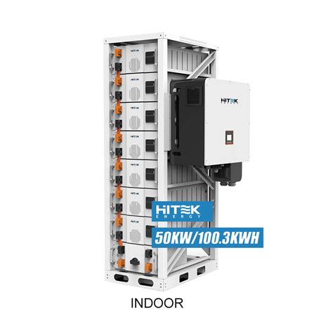 Hitek 50kw Hybrid Inverter With 100kwh Lithium Battery Storage Hybrid