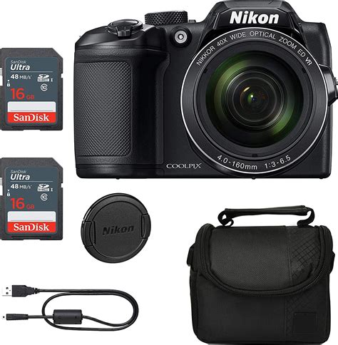 Amazon.com : Nikon COOLPIX B500 (Black) Classic Bundle : Electronics