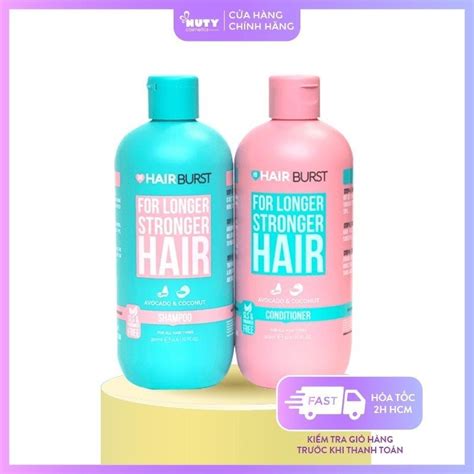 B D U G I D U X Hairburst Shampoo Conditioner For Longer Stronger