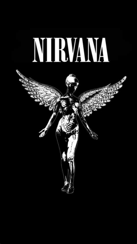 The Cover Art For Nirvana S Album In Uteroo Which Features An Angel