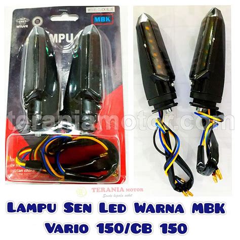 VARIASI MOTOR LAMPU SEN LED WARNA VARIO 150 CB 150 MBK Terania