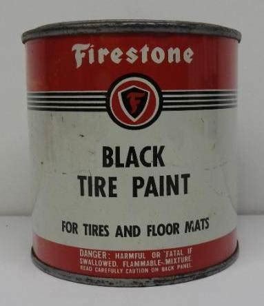 Firestone Black Tire Paint Can