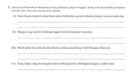 Latihan Tatabahasa Pt3 Bahasa Melayu Dengan Jawapan Rainatuhardin