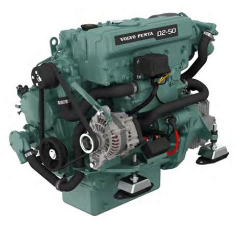 Volvo Penta D2 50 Bootsmotor 51PS Mit Hydraulischem HS25A Wendegetriebe