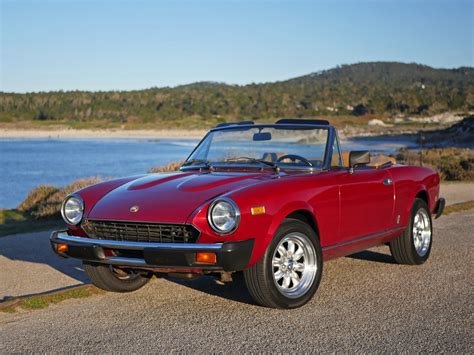 1982 Fiat Spider 2000 Convertible - Rental