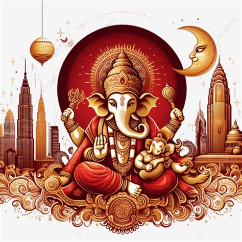 Hermoso Se Or Ganesh Chaturthi Vinayaka Popular Festival Hind Ganesha