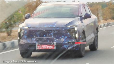 Mahindra Xuv Coupe Ev Led Drl Spied Production Spec Fascia