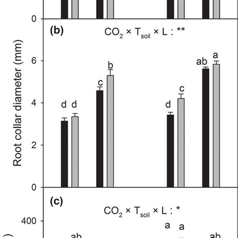 Total Biomass A Root Shoot Ratio B And Root Mass Ratio C Of