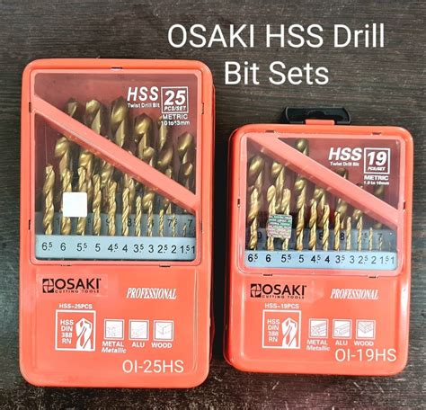 Osaki Hss Twisted Drill Bit Set 19pcs And 25pcs At Rs 600piece Twist