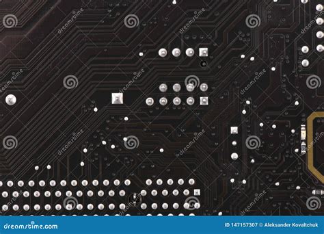 Circuito Eletr Nico Do Computador Imagem De Stock Imagem De Capacitor