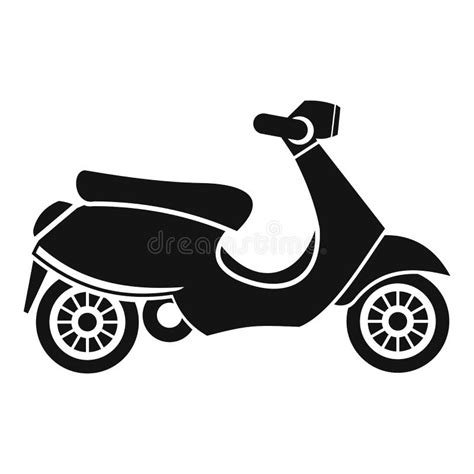 Icono De La Vespa Del Vespa Estilo Simple Ilustración del Vector