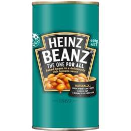 Heinz Baked Beans Canned Beans In Tomato Sauce 555g Woolworths