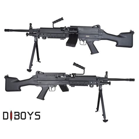 Dboys 20 Lmg M249 Para Lightweight Black Target Soft Air San Marino