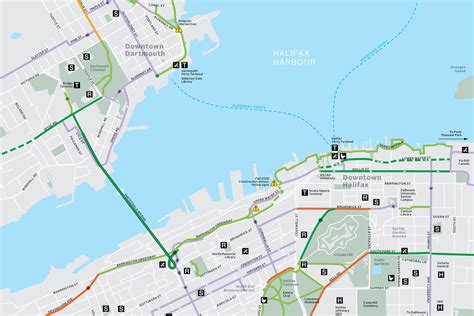 Halifax Pocket Bike Map - Upland Planning + Design Studio