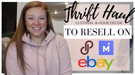 Thrift Haul To Resell On Poshmark Ebay And Mercari Clothing Thrift