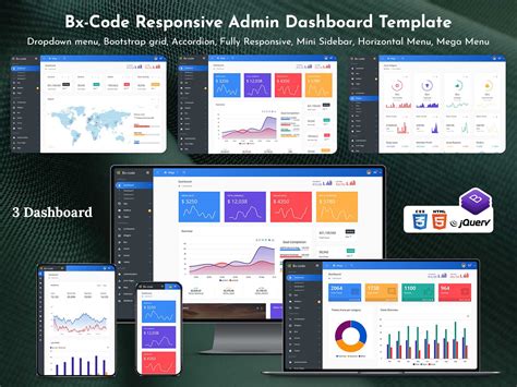 Responsive Admin Dashboard Template With Bootstrap Ui Kit Bx Code