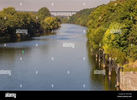 Ruhrtalbruecke Ruhr Valley Viaduct With The River Ruhr Seen From