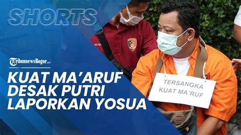 Kuat Ma Ruf Sempat Desak Putri Candrawathi Laporkan Yosua Ke Sambo