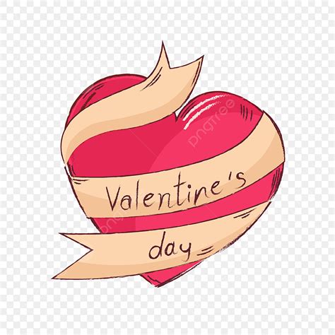 Hand Drawn Valentine Vector Hd Png Images Hand Drawn Valentine S Day