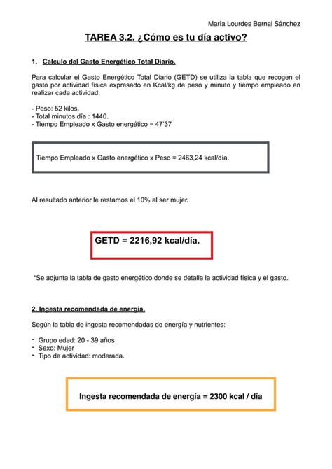 Tarea 3 2 cómo es tu día activo PDF