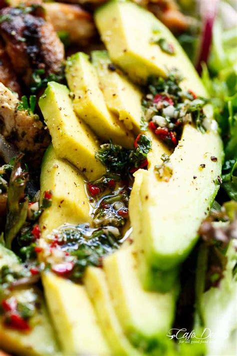 Grilled Chimichurri Chicken Avocado Salad Cafe Delites