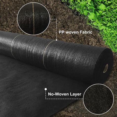 Agfabric 4 Ft X 100 Ft 4 9 Oz Garden Weed Barrier Fabric Premium