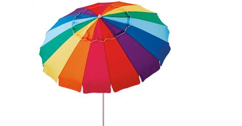 Mainstays 8 Ft Vented Tilt Rainbow Beach Umbrella Only 29 99 Reg