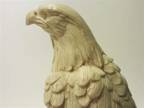 A Santini Eagle Signed Sculpture Stone Stand Made in Italy For Sale ...