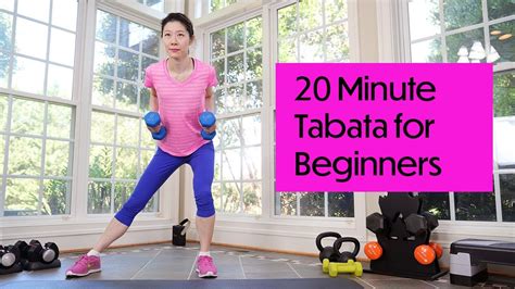 IntervalUp 20 Minute Tabata HIIT Workout With Weights At Home No