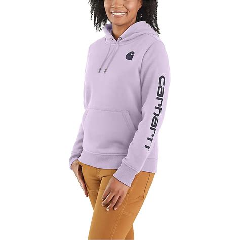 Carhartt Sweatshirts Womens 102791 V37 Amethyst Fog Graphic