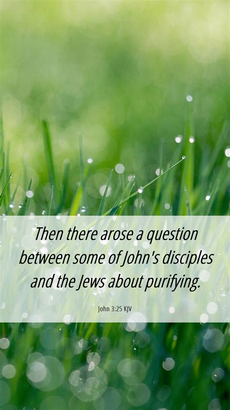 John 3 25 KJV Mobile Phone Wallpaper Then There Arose A Question