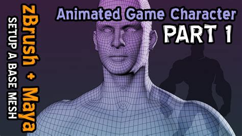 Part 1 Game Model Base Zbrush To Maya Tutorial Youtube