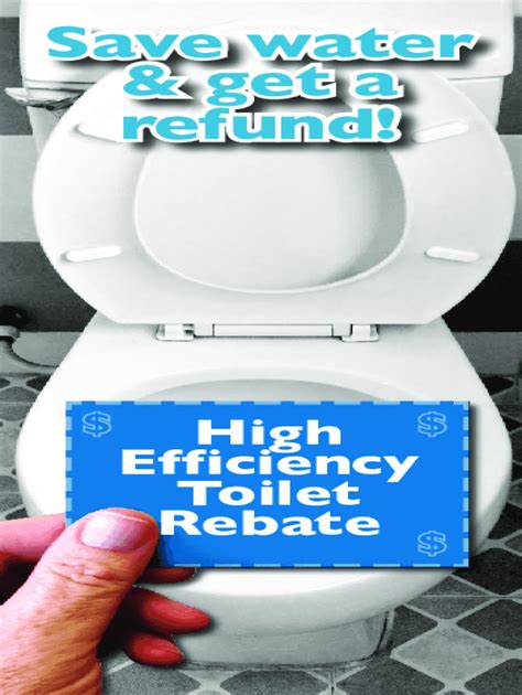 Fillable Online High Efficiency Toilet Rebate Form Fax Email Print