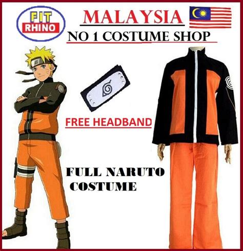 FITRHINO Costume Cosplay Naruto costume Full kids and adult shirt and ...