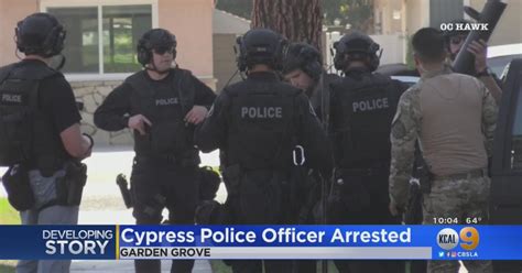 Cypress Police Officer Arrested For Allegedly Sexually Assaulting Person He Met In Garden Grove