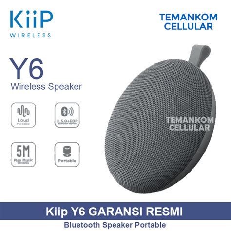 Jual Speaker Bluetooth Kiip Y Bass Portable Wireless Speaker Garansi