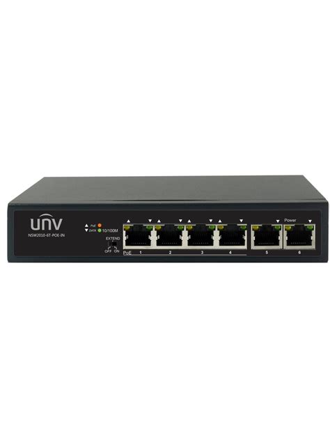 Uniview 4 Port Poe Switch Miro Distribution