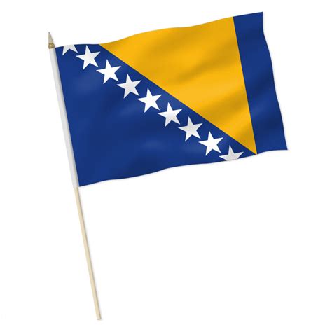 Stock Flagge Bosnien Herzegowina Premiumqualit T