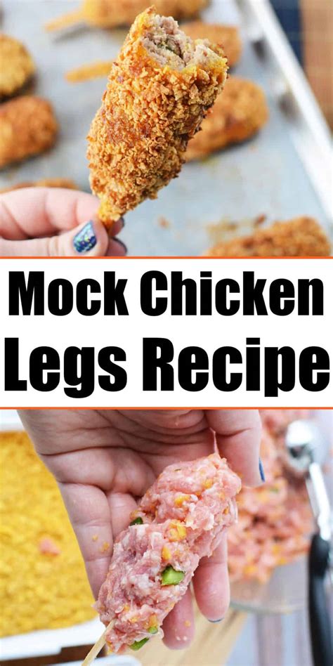 How to Make Mock Chicken Legs - Mock Chicken Drumsticks