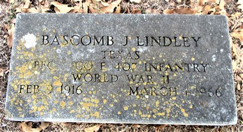 Bascomb Jefferson Lindley Find A Grave Memorial