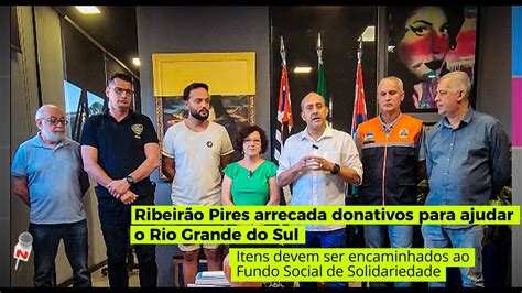 Ribeirão Pires arrecada donativos para ajudar o Rio Grande do Sul