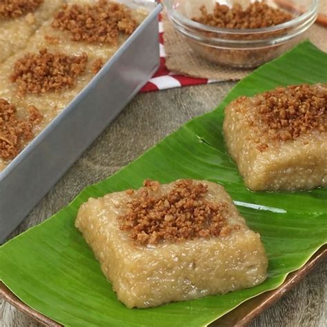 Biko Biko Made Of Glutinous Rice Coconut Milk Brown Sugar And