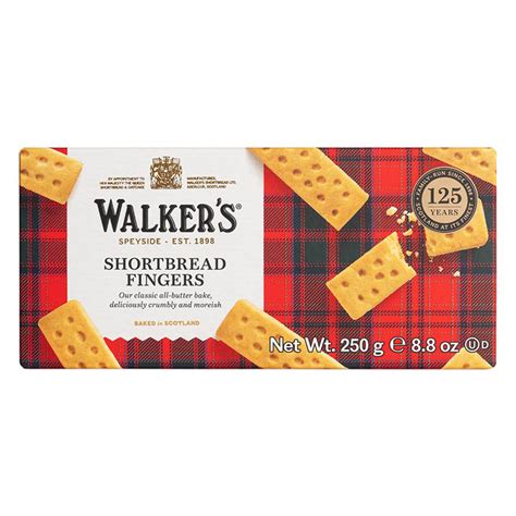 Walkers Shortbread Fingers Kruche Szkockie Ciastka Maślane Ciasteczka Fingers 250g Pakomarket